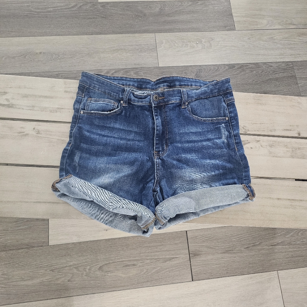 Grace And Lace Jean Shorts Denim 14